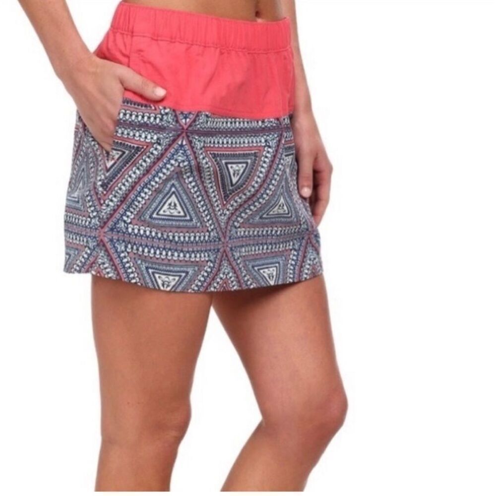Patagonia Baggies Chevron print mini skirt